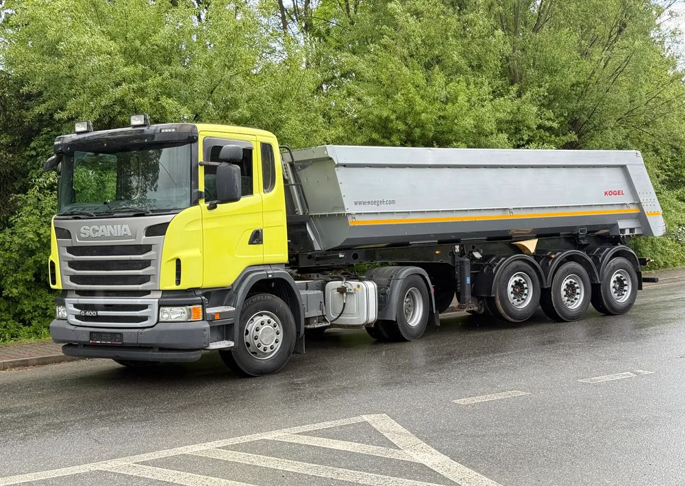 Scania * Zestaw * Scania G400 + Naczepa Kogel Kiper Wywrotka * Sprowadzony * Bardzo Dobry Stan * - Самосвал камион: снимка 3 Scania * Zestaw * Scania G400 + Naczepa Kogel Kiper Wywrotka * Sprowadzony * Bardzo Dobry Stan * - Самосвал камион: снимка 3