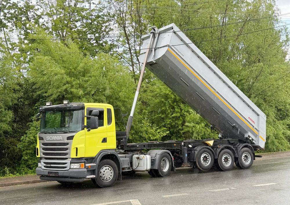 Scania * Zestaw * Scania G400 + Naczepa Kogel Kiper Wywrotka * Sprowadzony * Bardzo Dobry Stan * - Влекач, Самосвал полуремарке: снимка 1 Scania * Zestaw * Scania G400 + Naczepa Kogel Kiper Wywrotka * Sprowadzony * Bardzo Dobry Stan * - Влекач, Самосвал полуремарке: снимка 1