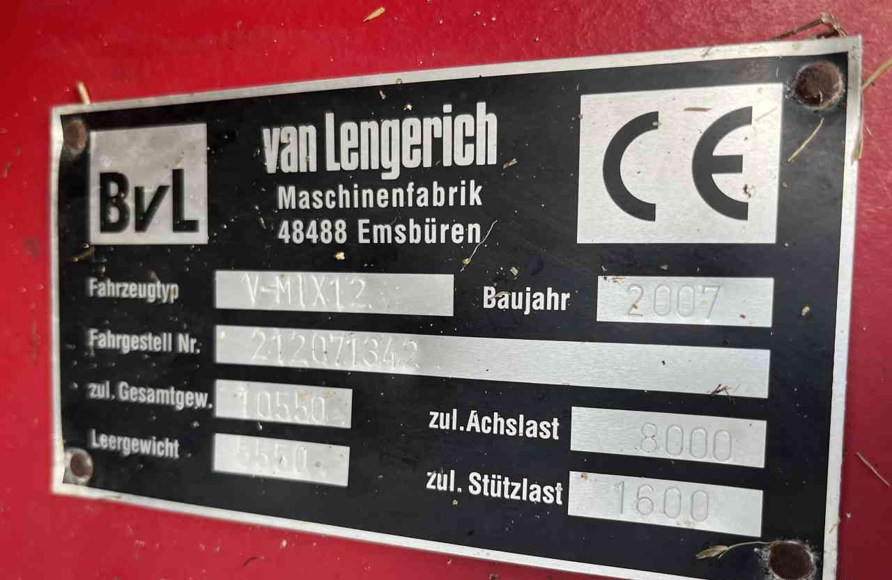BVL V-Mix 12 LS Voermengwagen Voermachines - Миксер-вагон: снимка 3 BVL V-Mix 12 LS Voermengwagen Voermachines - Миксер-вагон: снимка 3