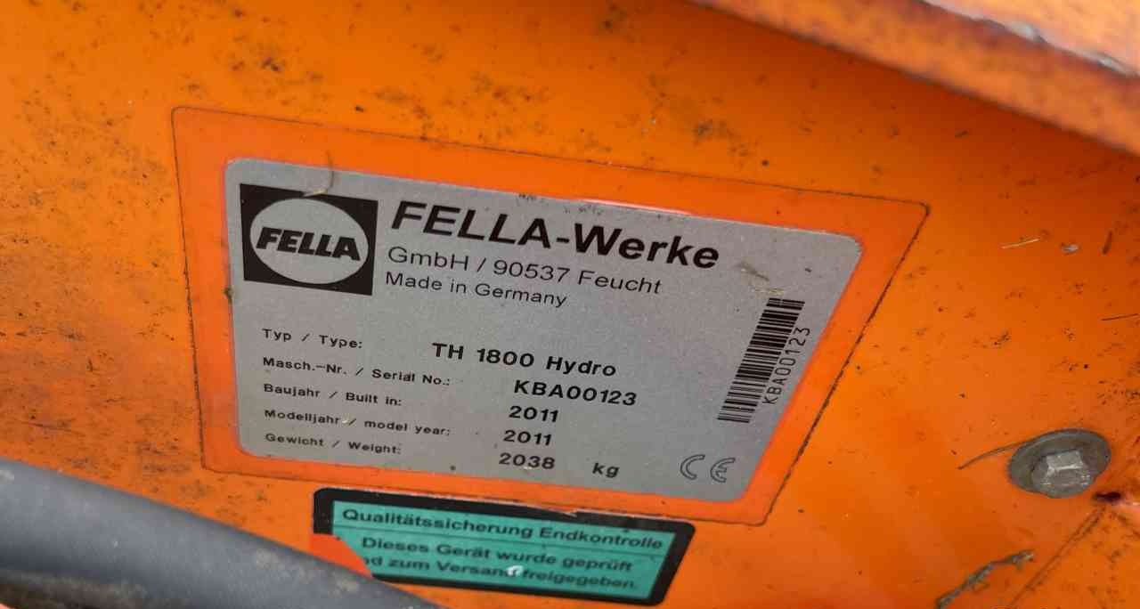 Fella TH 1800 Hydro getrokken schudder, weidebouwmachines - Гребло/ Сенообръщачка: снимка 4 Fella TH 1800 Hydro getrokken schudder, weidebouwmachines - Гребло/ Сенообръщачка: снимка 4