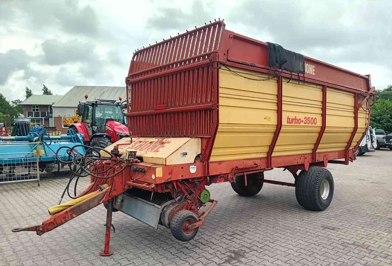 Krone Turbo 3500 enkelas - Саморазтоварващо се ремарке: снимка 2 Krone Turbo 3500 enkelas - Саморазтоварващо се ремарке: снимка 2