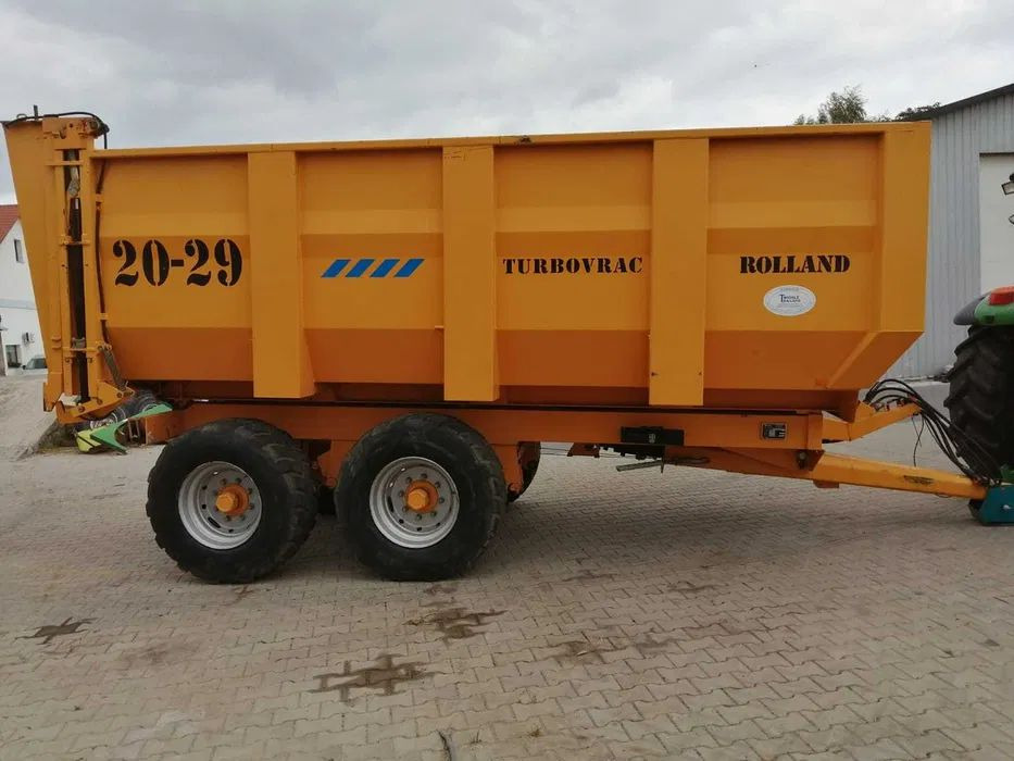 Селскостопанско ремарке Przyczepa skorupowa 16 ton ROLLAND 20-29 TURBOVRAC: снимка 6