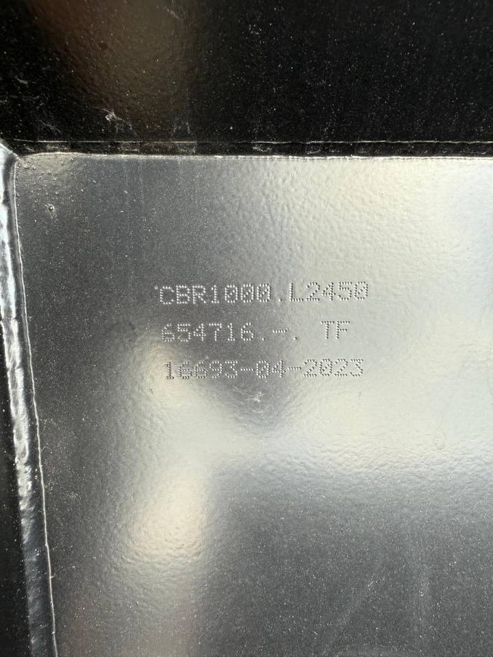 Manitou CBR 1000 2450mm 654716 - Кофа за Строителна техника: снимка 4 Manitou CBR 1000 2450mm 654716 - Кофа за Строителна техника: снимка 4