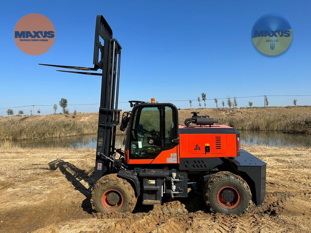 Maxus 23.04 in stock in Poland/ Wózek terenowy 4x4 / 4x4 terrain forklift / позашляховий 4x4 вилковий навантажувач / Geländestapler 4x4 Diesel - Мотокар с висока проходимост: снимка 1 Maxus 23.04 in stock in Poland/ Wózek terenowy 4x4 / 4x4 terrain forklift / позашляховий 4x4 вилковий навантажувач / Geländestapler 4x4 Diesel - Мотокар с висока проходимост: снимка 1