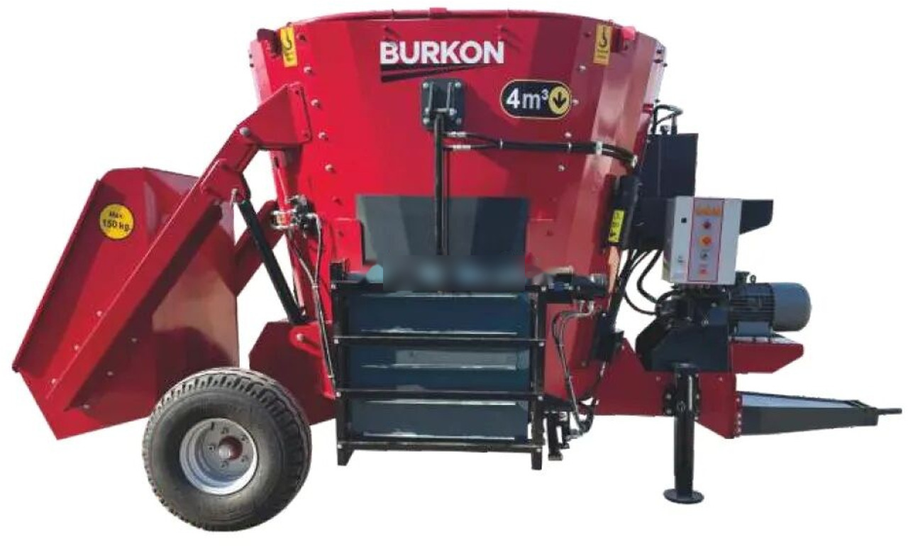Burkon 4m3 Çekilir (380V) Dikey Yem Karma Makinesi ( BK-F400 ) - Миксер-вагон: снимка 1 Burkon 4m3 Çekilir (380V) Dikey Yem Karma Makinesi ( BK-F400 ) - Миксер-вагон: снимка 1