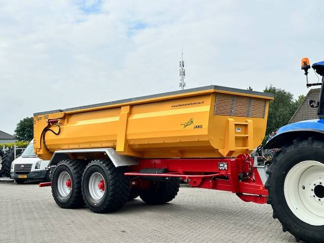 Нови Селскостопанско ремарке самосвал Jako Tiger 180 landbouwkipper. Nieuw! direct leverbaar!: снимка 8