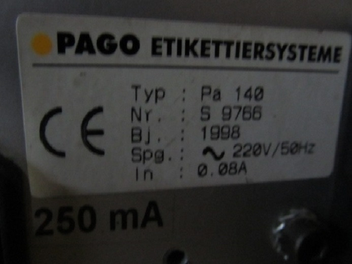 AUTO.ETIKETTENSPENDER PAGO 140 - Печатарско оборудване: снимка 4 AUTO.ETIKETTENSPENDER PAGO 140 - Печатарско оборудване: снимка 4