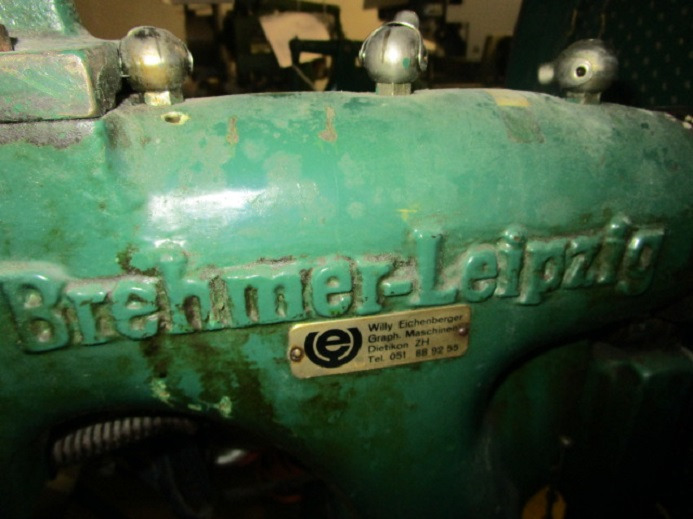 BREHMER LEIPZIG - Печатарско оборудване: снимка 4 BREHMER LEIPZIG - Печатарско оборудване: снимка 4