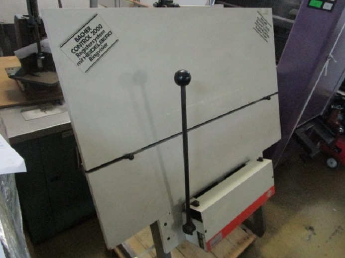 PLATTENSTANZE BACHER CONTROL 2000 - Печатарско оборудване: снимка 2 PLATTENSTANZE BACHER CONTROL 2000 - Печатарско оборудване: снимка 2