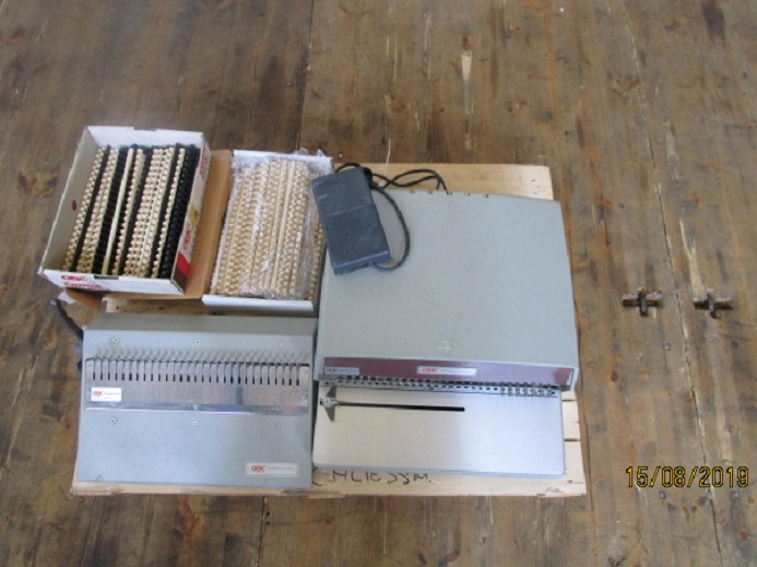WIRO SCHLIESSMASCHINE GBC 112-PM-1 - Машина за подвързване: снимка 4 WIRO SCHLIESSMASCHINE GBC 112-PM-1 - Машина за подвързване: снимка 4