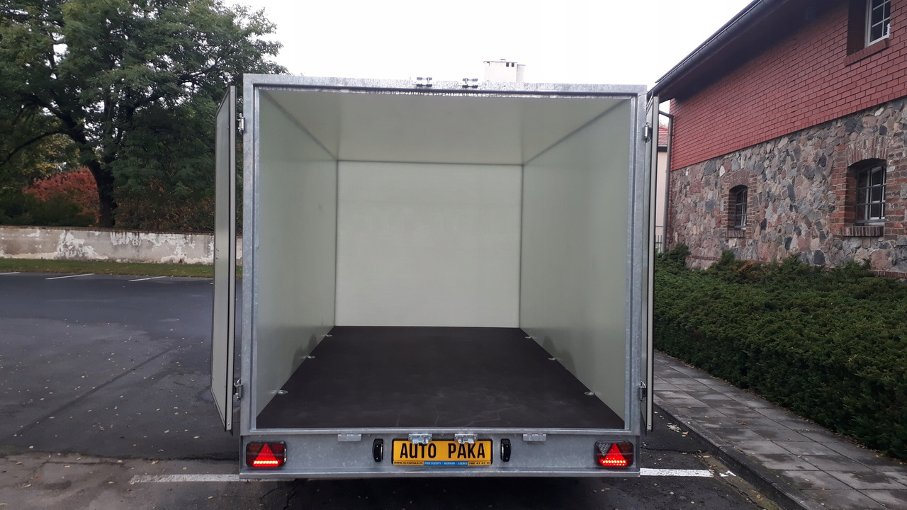 Нови Затворена каросерия ремарке PRZYCZEPA KONTENER CARGO PAKA FURGON BOX 400 x 200 / CARGO CONTAINER TRAILER VAN BOX 400 x 200: снимка 7