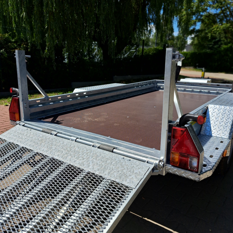 Нови Ремарке за строителна техника PRZYCZEPA LAWETA DO MINIKOPARKI POD KOPARKĘ Z RAMPĄ 2700KG / MINI EXCAVATOR TRANSPORTER TRAILER WITH RAMPS 2700KG: снимка 6