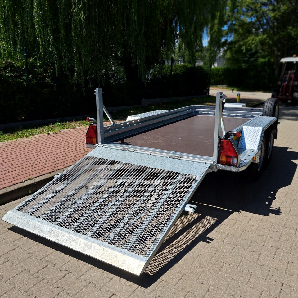 Нови Ремарке за строителна техника PRZYCZEPA LAWETA DO MINIKOPARKI POD KOPARKĘ Z RAMPĄ 2700KG / MINI EXCAVATOR TRANSPORTER TRAILER WITH RAMPS 2700KG: снимка 7