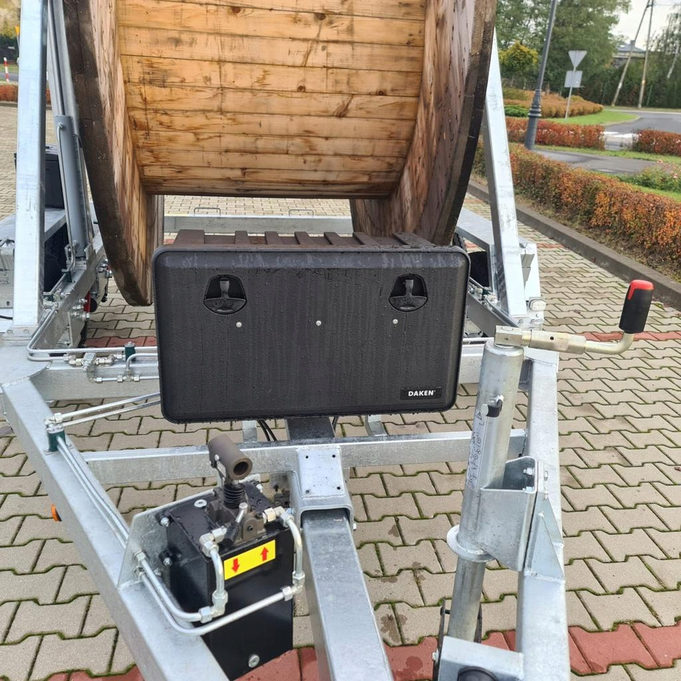 Нови Кабелно ремарке PRZYCZEPA SŁUPOWA KABLOWA PRZEWÓZ KABLI 3500 KG / POLE CABLE TRAILER FOR CABLE TRANSPORT 3500 KG: снимка 7