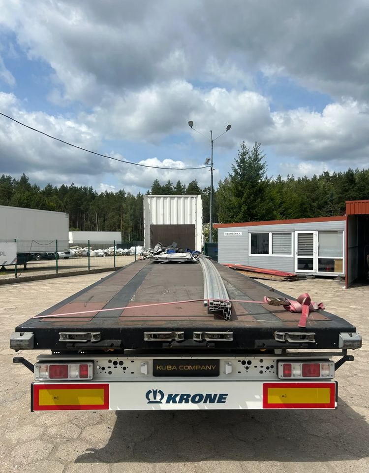 Krone SD FIRANKA / PLATFORMA / USZKODZONA ZABUDOWA / 2019 ROK !! - Бордово полуремарке/ Платформа: снимка 5 Krone SD FIRANKA / PLATFORMA / USZKODZONA ZABUDOWA / 2019 ROK !! - Бордово полуремарке/ Платформа: снимка 5
