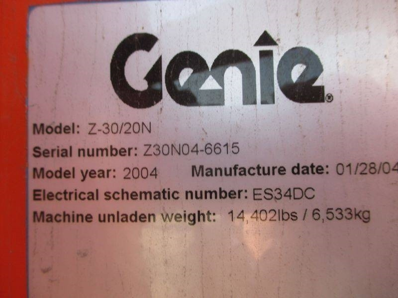 Артикулираща платформа Genie Z 30/20 N: снимка 12
