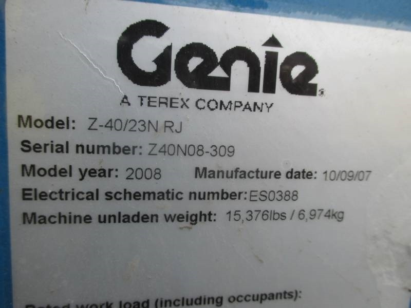 Артикулираща платформа Genie Z 40/23 N RJ: снимка 13