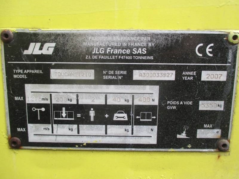 Артикулираща платформа JLG Toucan 1210: снимка 12