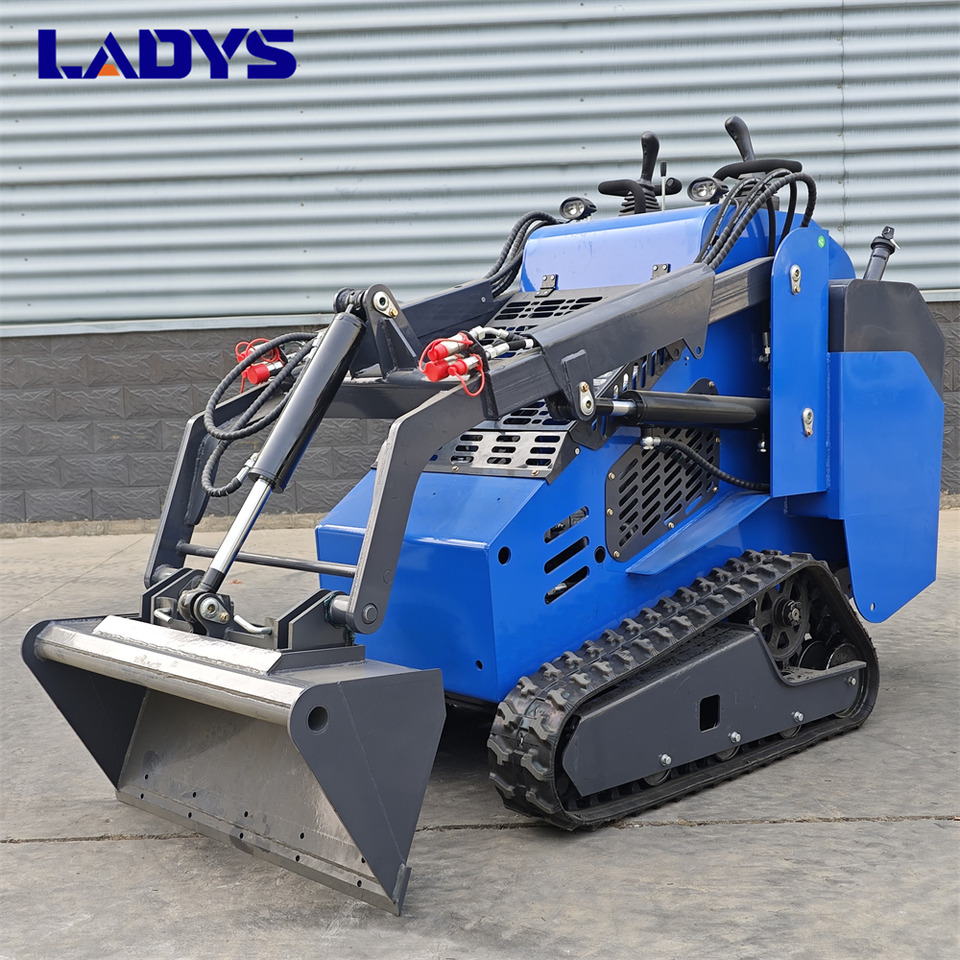 LADYS Free Shipping Mini Skid Steer Loader Compact Track Electric/Diesel Chinese Mini Skid Steer Loader For Sale With Mini Skid Steer Attachments 4 In 1 Bucket - Мини челен товарач: снимка 1 LADYS Free Shipping Mini Skid Steer Loader Compact Track Electric/Diesel Chinese Mini Skid Steer Loader For Sale With Mini Skid Steer Attachments 4 In 1 Bucket - Мини челен товарач: снимка 1