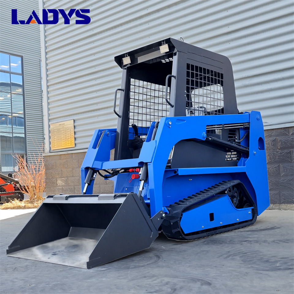 LADYS Free Shipping Mini Skid Steer Loader Compact Track Electric/Diesel Chinese Mini Skid Steer Loader For Sale With Mini Skid Steer Attachments 4 In 1 Bucket - Мини челен товарач: снимка 4 LADYS Free Shipping Mini Skid Steer Loader Compact Track Electric/Diesel Chinese Mini Skid Steer Loader For Sale With Mini Skid Steer Attachments 4 In 1 Bucket - Мини челен товарач: снимка 4