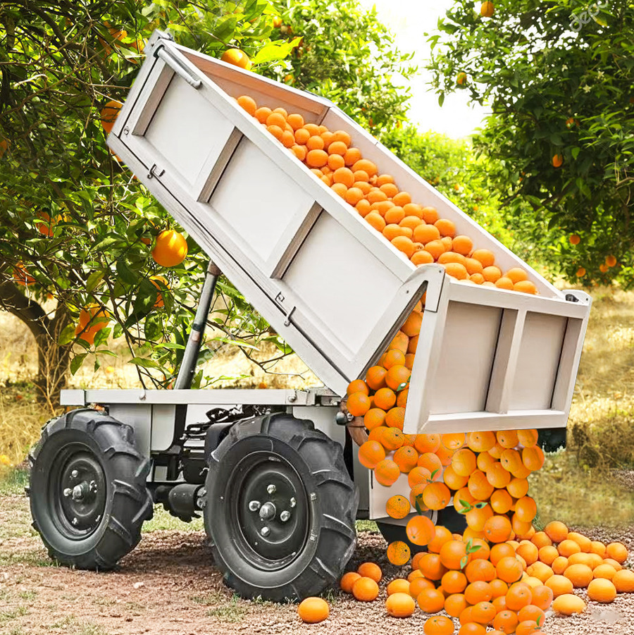 LEZUM Electric Remote Control Transporter Agricultural Orchard Farm Electric Utv Dump Trailer Material Handling Equipment All Terrain Transport Vehicle - Селскостопанско ремарке самосвал: снимка 4 LEZUM Electric Remote Control Transporter Agricultural Orchard Farm Electric Utv Dump Trailer Material Handling Equipment All Terrain Transport Vehicle - Селскостопанско ремарке самосвал: снимка 4