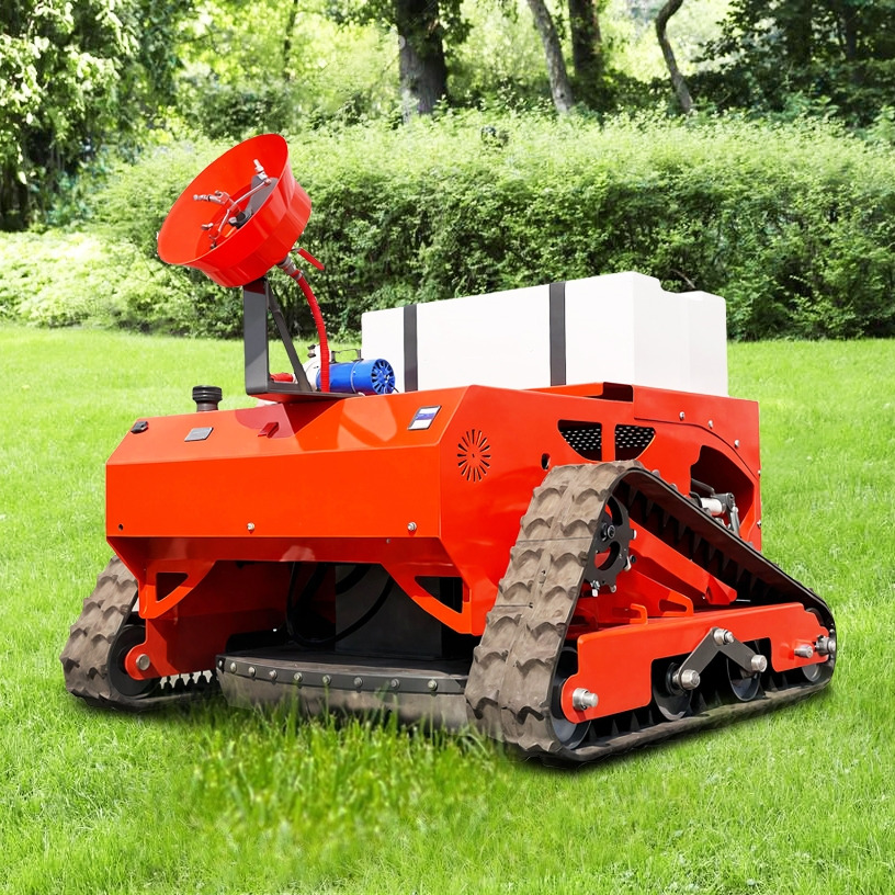 LEZUM LD1000 Multi-function remote control lawn mower Track crawler gasoline gas All-terrain  Agricultural Sprayers Pesticide spraying lawn mower for sale - Косачка за трева: снимка 1 LEZUM LD1000 Multi-function remote control lawn mower Track crawler gasoline gas All-terrain  Agricultural Sprayers Pesticide spraying lawn mower for sale - Косачка за трева: снимка 1