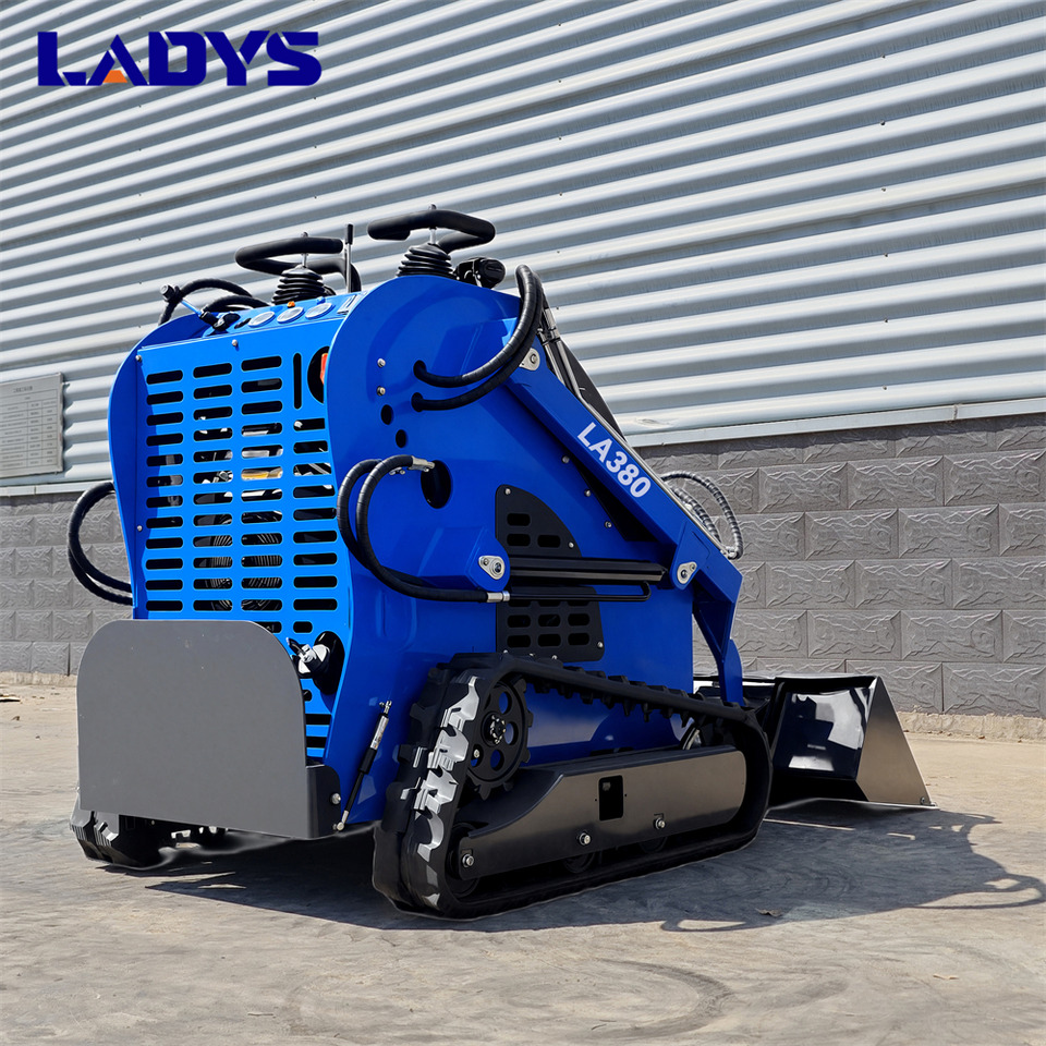 LADYS Free Shipping LA380 Mini Skid Steer Loader Compact Track Diesel Cheap Mini Skid Steer Loader For Sale With Mini Skid Steer Attachments 4 In 1 Bucket - Мини челен товарач: снимка 4 LADYS Free Shipping LA380 Mini Skid Steer Loader Compact Track Diesel Cheap Mini Skid Steer Loader For Sale With Mini Skid Steer Attachments 4 In 1 Bucket - Мини челен товарач: снимка 4