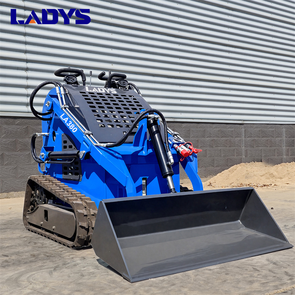 LADYS Free Shipping LA380 Mini Skid Steer Loader Compact Track Diesel Cheap Mini Skid Steer Loader For Sale With Mini Skid Steer Attachments 4 In 1 Bucket - Мини челен товарач: снимка 1 LADYS Free Shipping LA380 Mini Skid Steer Loader Compact Track Diesel Cheap Mini Skid Steer Loader For Sale With Mini Skid Steer Attachments 4 In 1 Bucket - Мини челен товарач: снимка 1