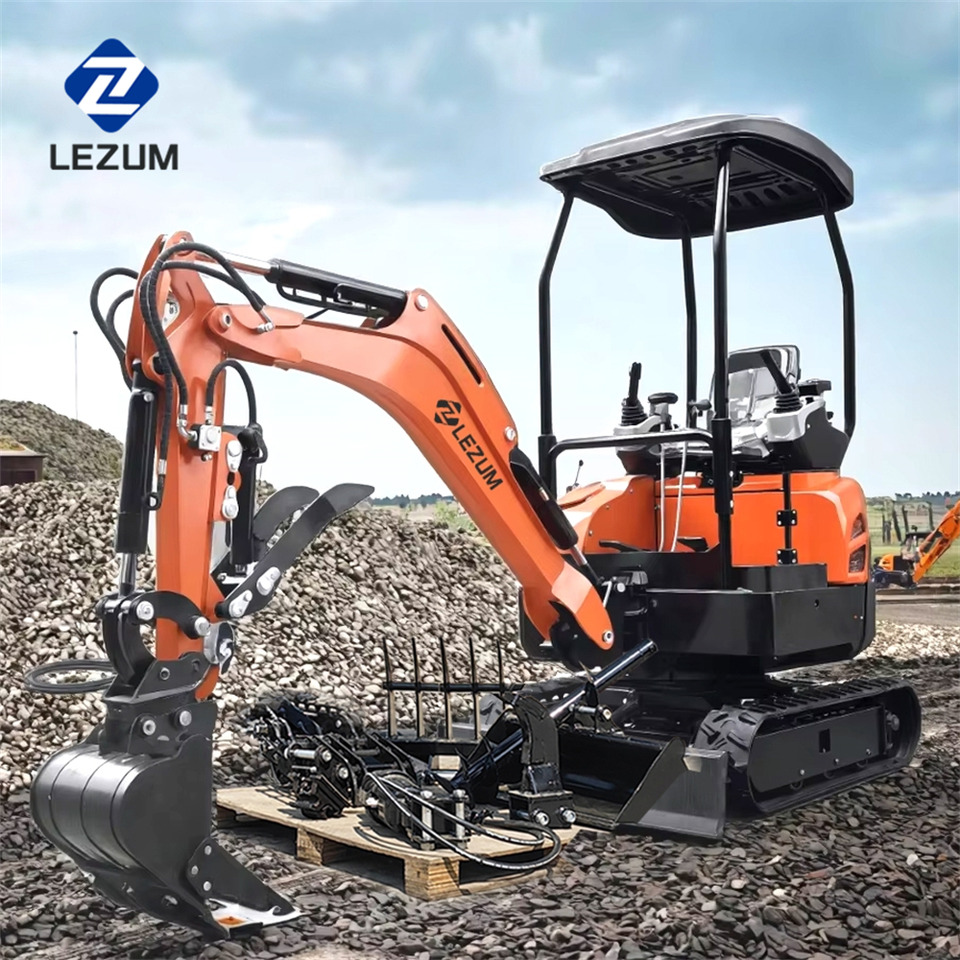 LEZUM DY18 Mini Excavator Digger Miniexcavadora EPA Kubota Engine Mini Excavator For Sale With Mini Excavator Attachment Set - Верижен багер: снимка 4 LEZUM DY18 Mini Excavator Digger Miniexcavadora EPA Kubota Engine Mini Excavator For Sale With Mini Excavator Attachment Set - Верижен багер: снимка 4