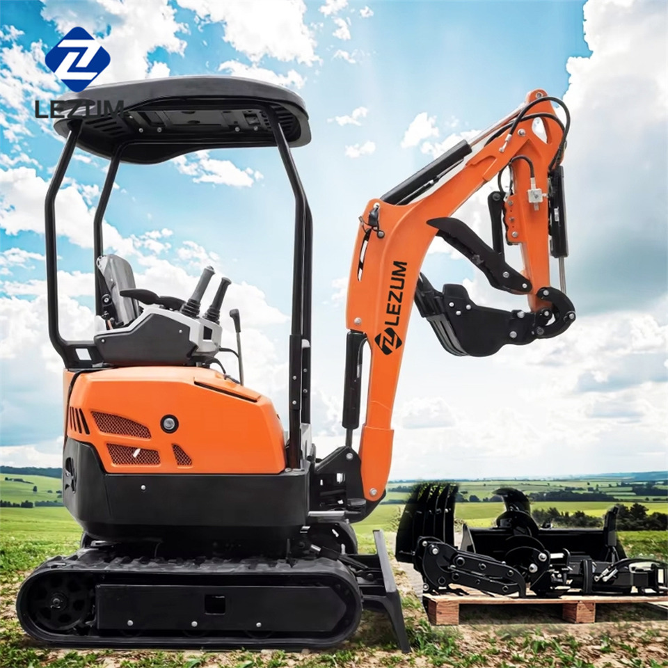 LEZUM DY18 Mini Excavator Digger Miniexcavadora EPA Kubota Engine Mini Excavator For Sale With Mini Excavator Attachment Set - Верижен багер: снимка 2 LEZUM DY18 Mini Excavator Digger Miniexcavadora EPA Kubota Engine Mini Excavator For Sale With Mini Excavator Attachment Set - Верижен багер: снимка 2