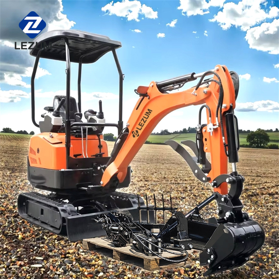 LEZUM DY18 Mini Excavator Digger Miniexcavadora EPA Kubota Engine Mini Excavator For Sale With Mini Excavator Attachment Set - Верижен багер: снимка 1 LEZUM DY18 Mini Excavator Digger Miniexcavadora EPA Kubota Engine Mini Excavator For Sale With Mini Excavator Attachment Set - Верижен багер: снимка 1