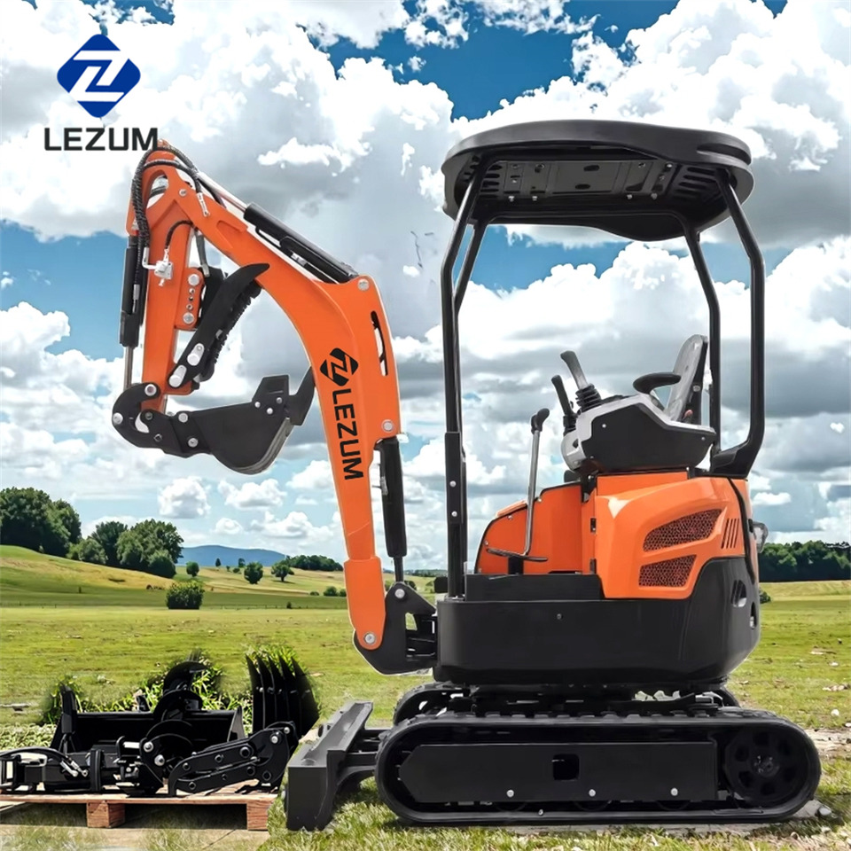 LEZUM DY18 Mini Excavator Digger Miniexcavadora EPA Kubota Engine Mini Excavator For Sale With Mini Excavator Attachment Set - Верижен багер: снимка 3 LEZUM DY18 Mini Excavator Digger Miniexcavadora EPA Kubota Engine Mini Excavator For Sale With Mini Excavator Attachment Set - Верижен багер: снимка 3