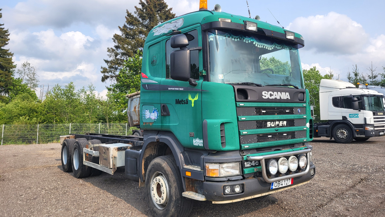 SCANIA R124 420 6X4 - Шаси кабина: снимка 2 SCANIA R124 420 6X4 - Шаси кабина: снимка 2