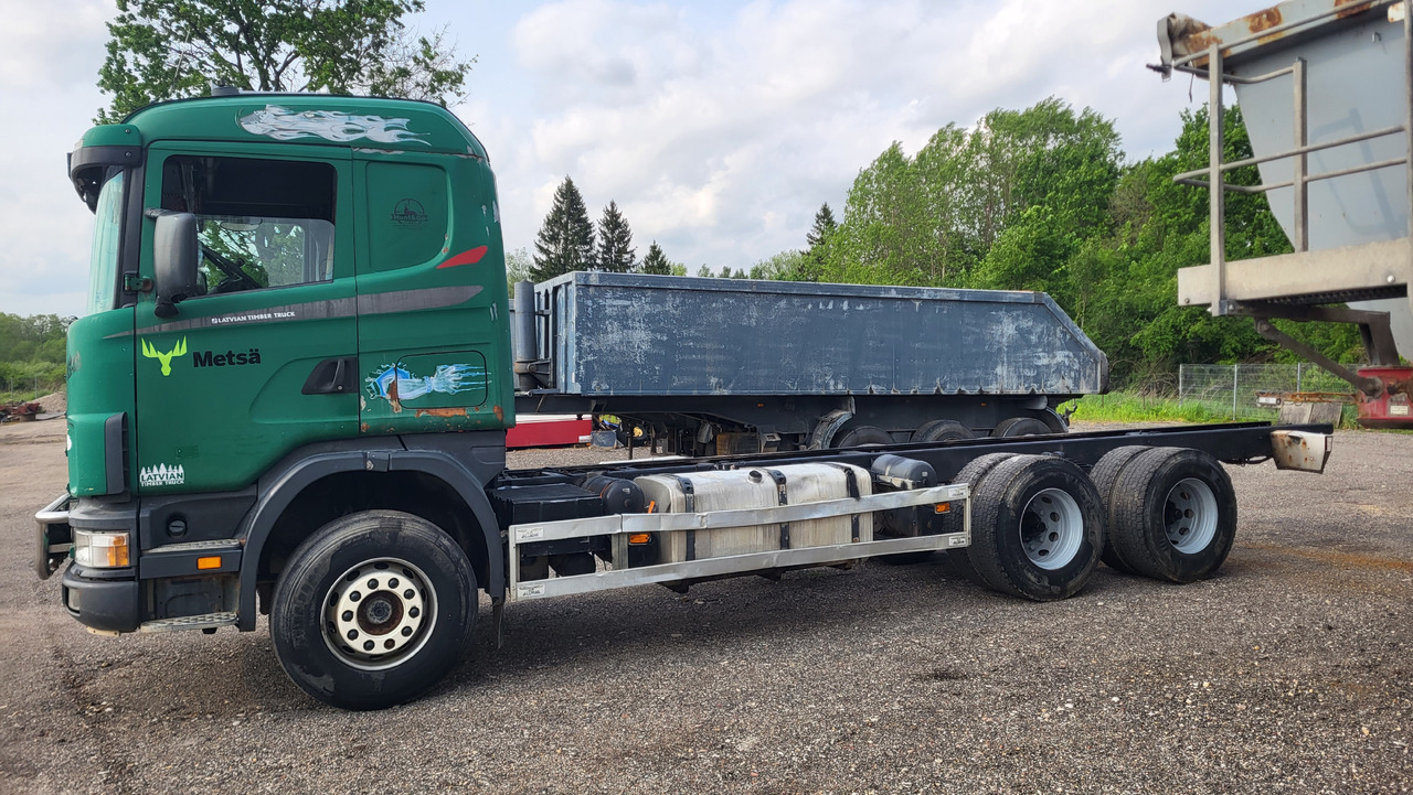 SCANIA R124 420 6X4 - Шаси кабина: снимка 3 SCANIA R124 420 6X4 - Шаси кабина: снимка 3
