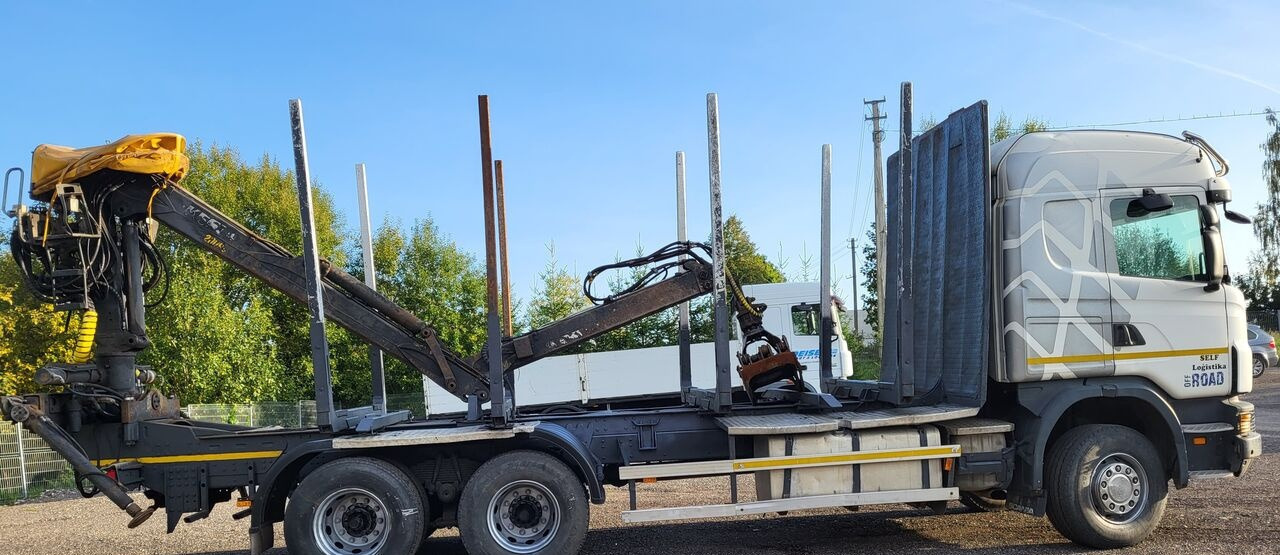 Scania G480 - Камион за дърва, Камион с кран: снимка 4 Scania G480 - Камион за дърва, Камион с кран: снимка 4