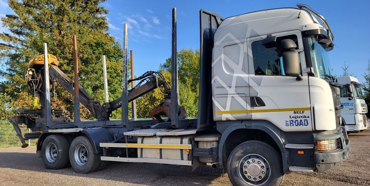 Scania G480 - Камион за дърва, Камион с кран: снимка 2 Scania G480 - Камион за дърва, Камион с кран: снимка 2