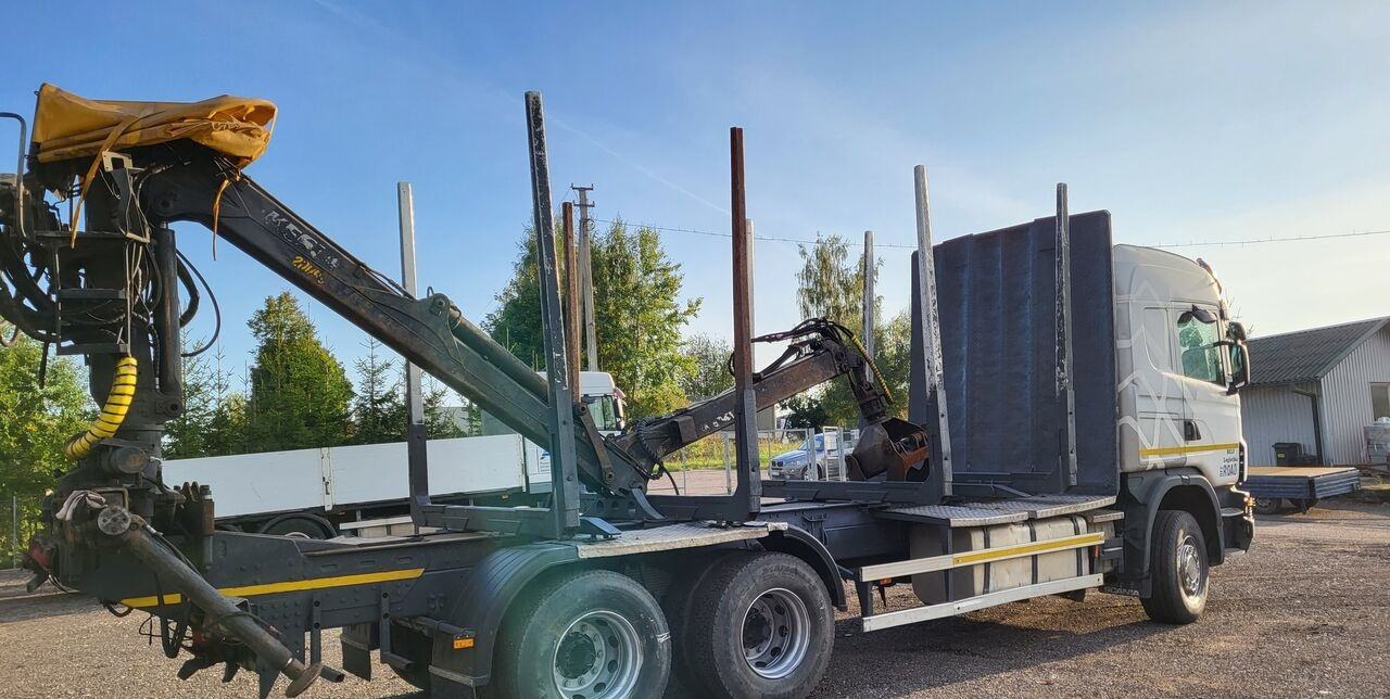 Scania G480 - Камион за дърва, Камион с кран: снимка 5 Scania G480 - Камион за дърва, Камион с кран: снимка 5