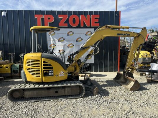 Komatsu PC55MR-3 à 22500 Euros HT - Мини багер: снимка 1 Komatsu PC55MR-3 à 22500 Euros HT - Мини багер: снимка 1
