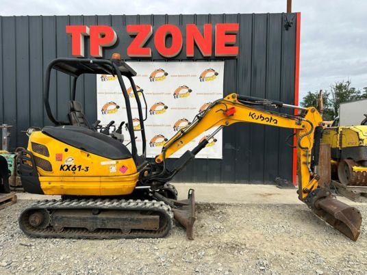 Kubota KX61-3 à 18500 € HT - Мини багер: снимка 1 Kubota KX61-3 à 18500 € HT - Мини багер: снимка 1