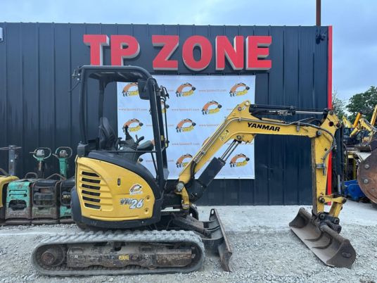 Yanmar VIO26-6 Canopy à 21500 € HT - Мини багер: снимка 1 Yanmar VIO26-6 Canopy à 21500 € HT - Мини багер: снимка 1