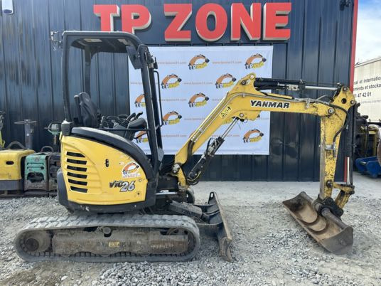 Yanmar VIO26-6 Canopy à 21500 € HT - Мини багер: снимка 3 Yanmar VIO26-6 Canopy à 21500 € HT - Мини багер: снимка 3
