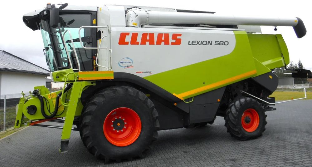 Claas Lexion 580 heder V900, Najbogatsza Wersja, Nie Malowany, Stan Bardzo Dobry - Зърнокомбайн: снимка 1 Claas Lexion 580 heder V900, Najbogatsza Wersja, Nie Malowany, Stan Bardzo Dobry - Зърнокомбайн: снимка 1