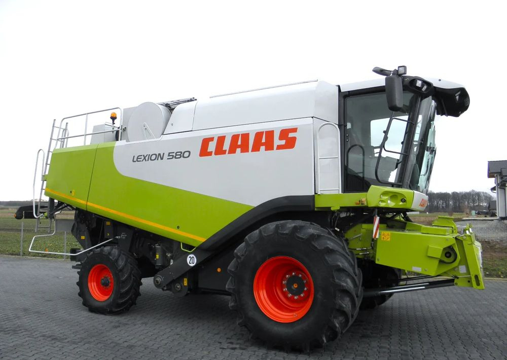 Claas Lexion 580 heder V900, Najbogatsza Wersja, Nie Malowany, Stan Bardzo Dobry - Зърнокомбайн: снимка 2 Claas Lexion 580 heder V900, Najbogatsza Wersja, Nie Malowany, Stan Bardzo Dobry - Зърнокомбайн: снимка 2