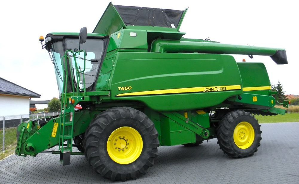 John Deere T660 2008 rok , Heder 6,7 m, Wilgotnosciomierz, Waga, Najbogatsza Wersja, Stan Idealny - Зърнокомбайн: снимка 1 John Deere T660 2008 rok , Heder 6,7 m, Wilgotnosciomierz, Waga, Najbogatsza Wersja, Stan Idealny - Зърнокомбайн: снимка 1