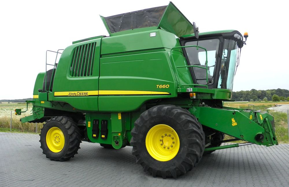 John Deere T660 2008 rok , Heder 6,7 m, Wilgotnosciomierz, Waga, Najbogatsza Wersja, Stan Idealny - Зърнокомбайн: снимка 4 John Deere T660 2008 rok , Heder 6,7 m, Wilgotnosciomierz, Waga, Najbogatsza Wersja, Stan Idealny - Зърнокомбайн: снимка 4