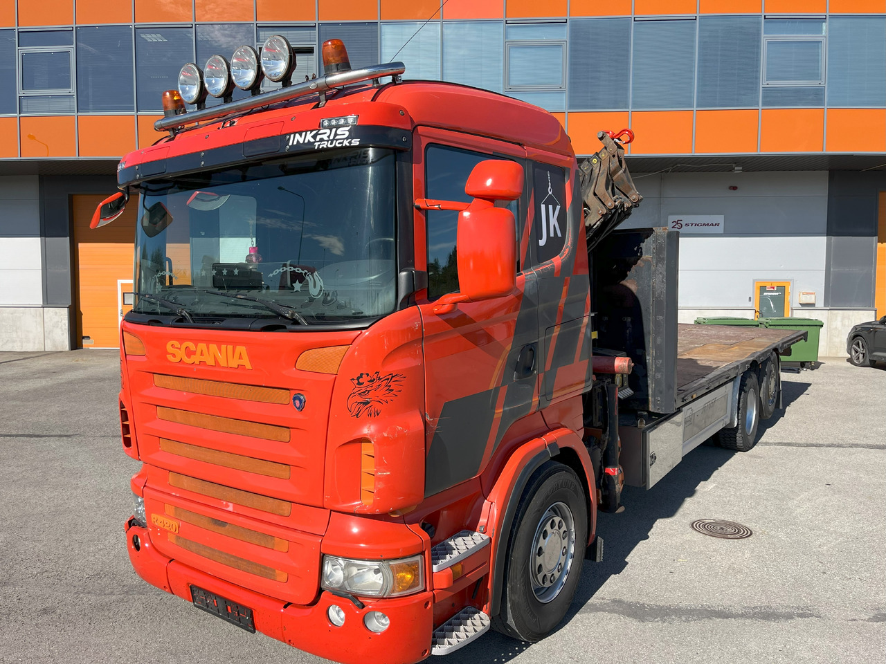 SCANIA R420 6x2 + CRANE FASSI 23TM PLATFORM 7720 - Камион с кран: снимка 4 SCANIA R420 6x2 + CRANE FASSI 23TM PLATFORM 7720 - Камион с кран: снимка 4