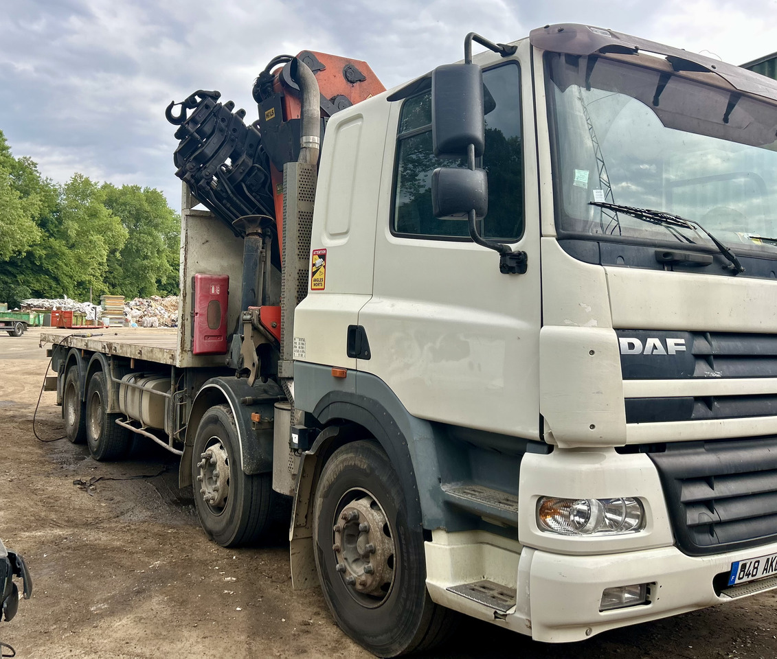 DAF Cf85 380 8x4 plateau grue Palfinger pk44002 - Бордови камион, Камион с кран: снимка 2 DAF Cf85 380 8x4 plateau grue Palfinger pk44002 - Бордови камион, Камион с кран: снимка 2