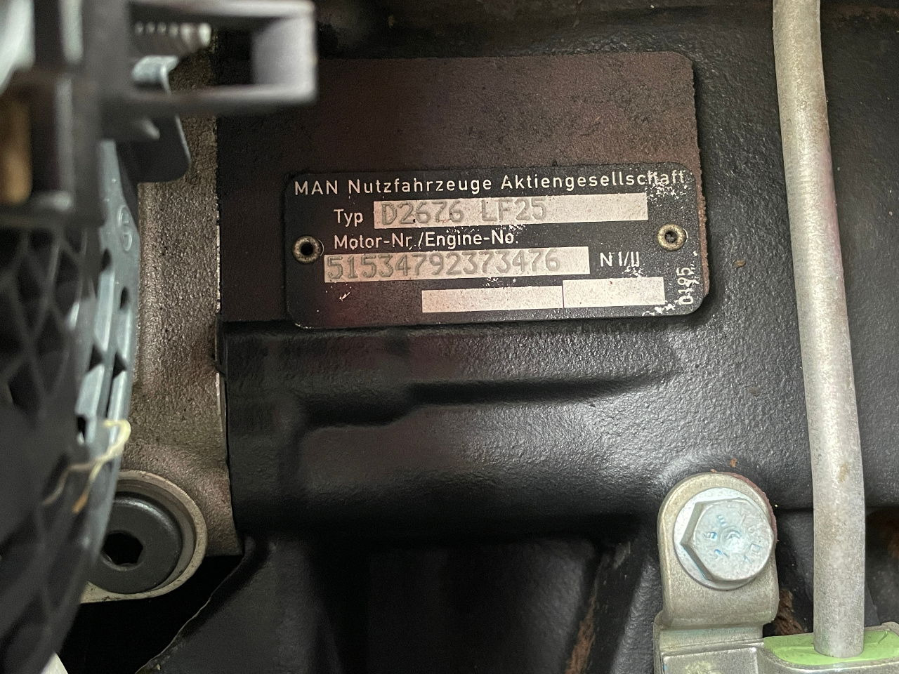 MAN Motor MAN TGX TGS D2676 Euro 6 Lf25 LF 25 - Двигател и части за Камион: снимка 5 MAN Motor MAN TGX TGS D2676 Euro 6 Lf25 LF 25 - Двигател и части за Камион: снимка 5