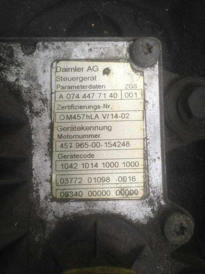Mercedes-Benz Mercedes Motor OM 457 HLA 457HLA Euro 5 Citaro LE Bj. 2008 457.965 - Двигател за Автобус: снимка 4 Mercedes-Benz Mercedes Motor OM 457 HLA 457HLA Euro 5 Citaro LE Bj. 2008 457.965 - Двигател за Автобус: снимка 4
