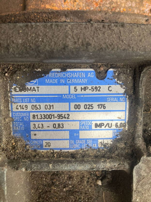 ZF Getriebe ZF 5HP 592C 5HP592C 4149053031 MAN A21 A23 Ecomat - Скоростна кутия за Автобус: снимка 2 ZF Getriebe ZF 5HP 592C 5HP592C 4149053031 MAN A21 A23 Ecomat - Скоростна кутия за Автобус: снимка 2